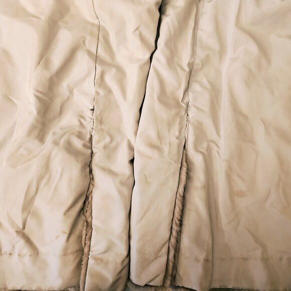 Saga Sapphire Silver Blue Iris Cerulean Grey MINK Coat Jacket Stroller No Fox - Picture 9 of 9